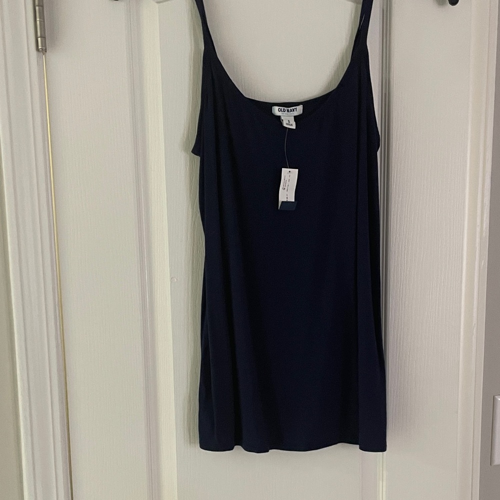 Old Navy Navy Scoop Neck Camisole Tank